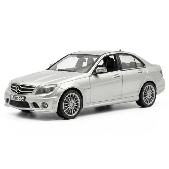 [Schuco] 1:43 Mercedes-Benz 2007 C63 AMG W204 Silver Model Car Die-Cast