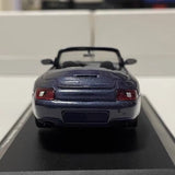 [Schuco] 1:43 Porsche 1997 911 996 Carrera Cabriolet Blue Model Car Die-Cast