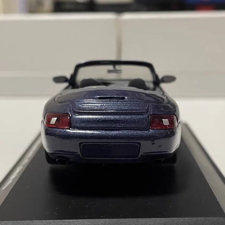 [Schuco] 1:43 Porsche 1997 911 996 Carrera Cabriolet blå modellbil Die-Cast
