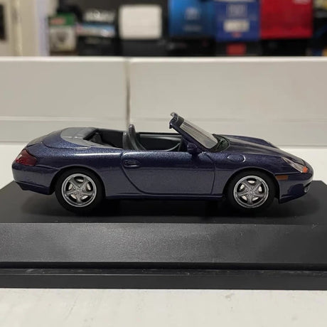 [Schuco] 1:43 Porsche 1997 911 996 Carrera Cabriolet blå modellbil Die-Cast