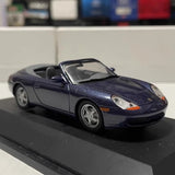 [Schuco] 1:43 Porsche 1997 911 996 Carrera Cabriolet Blue Model Car Die-Cast