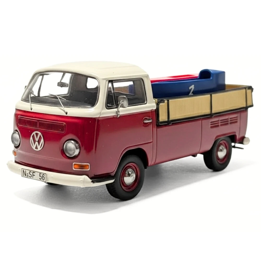[Schuco] 1:43 Volkswagen 1968 T2a Seifenkisten rood modelauto Die-Cast