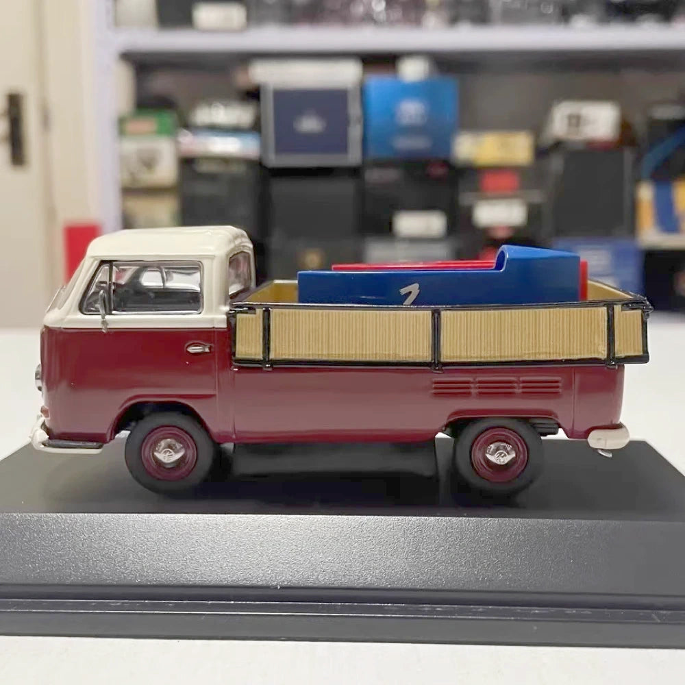 [Schuco] 1:43 Volkswagen 1968 T2a Seifenkisten Red Model Car Die-Cast