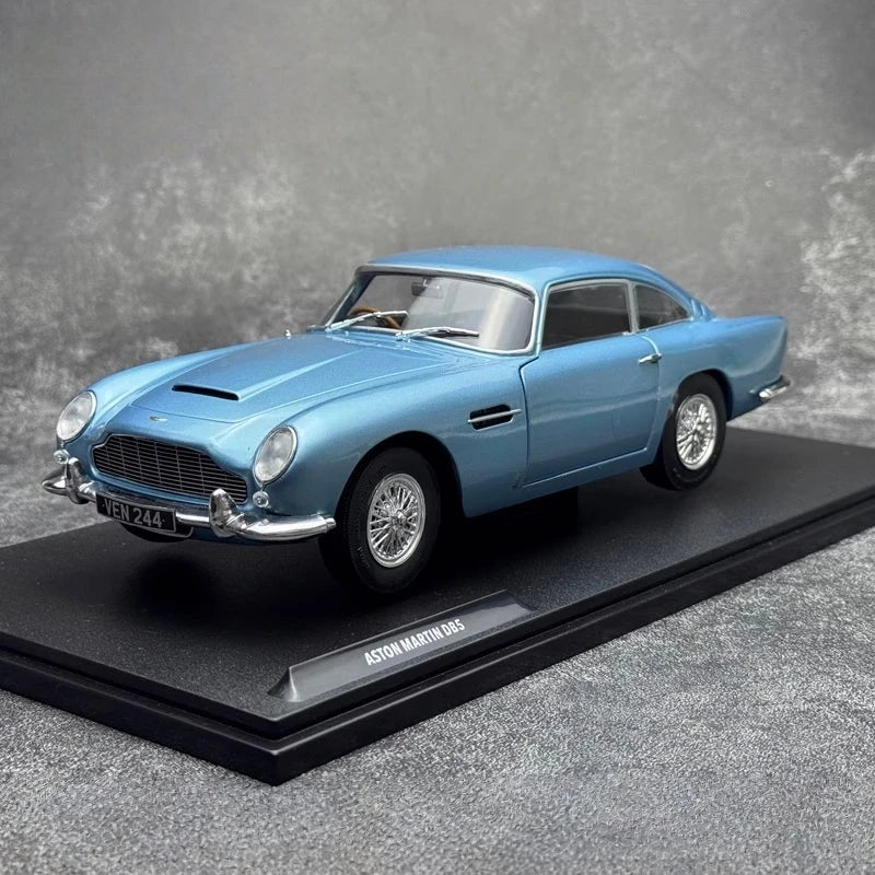 [Solido] 1:18 Aston Martin 1963 DB5 Blue Model Car Die-Cast