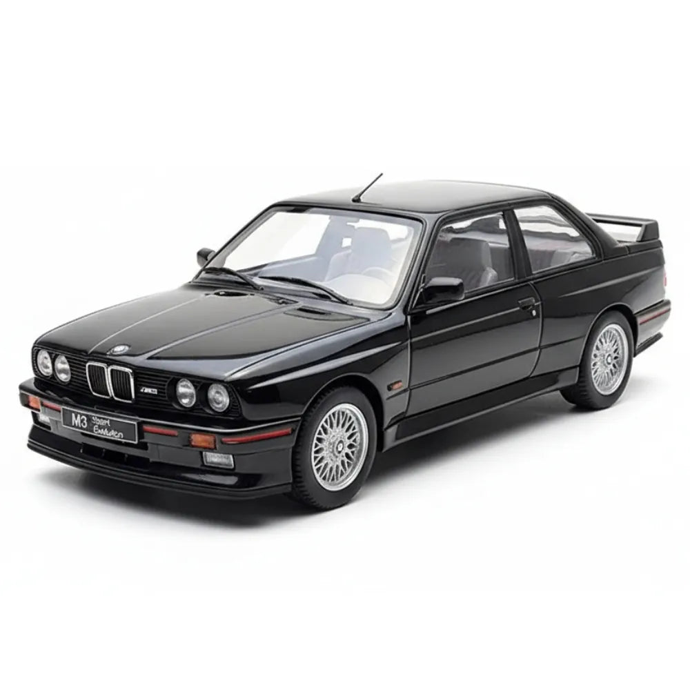 [Solido] 1:18 BMW 1990 E30 M3 Sport Evo Black Model Car Die-Cast