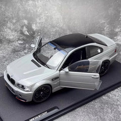 [Solido] 1:18 BMW 2003 E46 M3 CSL グレー モデルカー Die-Cast