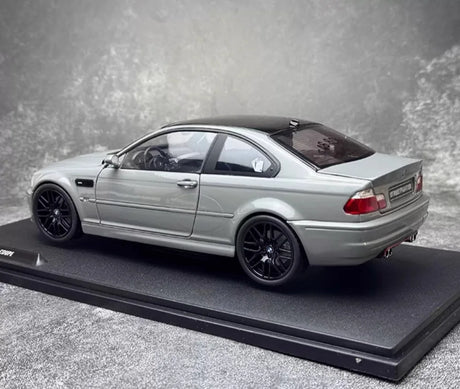 [Solido] 1:18 BMW 2003 E46 M3 CSL Gray Model Car Die-Cast