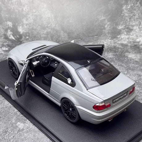 [Solido] 1:18 BMW 2003 E46 M3 CSL Gray Model Car Die-Cast