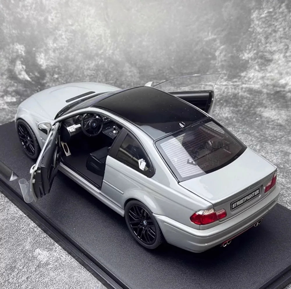 [Solido] 1:18 BMW 2003 E46 M3 CSL グレー モデルカー Die-Cast