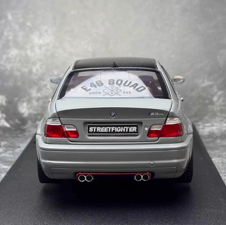 [Solido] 1:18 BMW 2003 E46 M3 CSL Gray Model Car Die-Cast