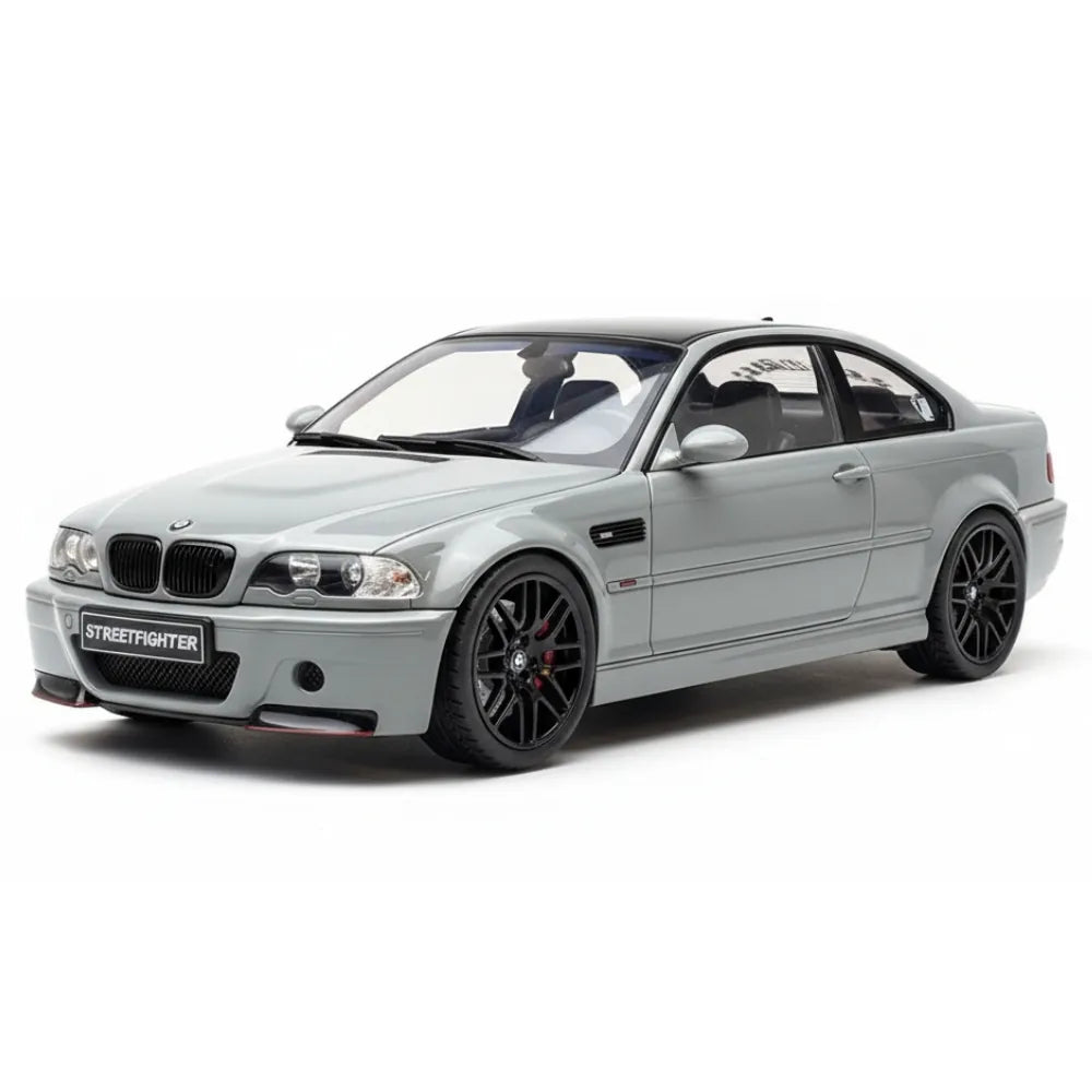 [Solido] 1:18 BMW 2003 E46 M3 CSL グレー モデルカー Die-Cast