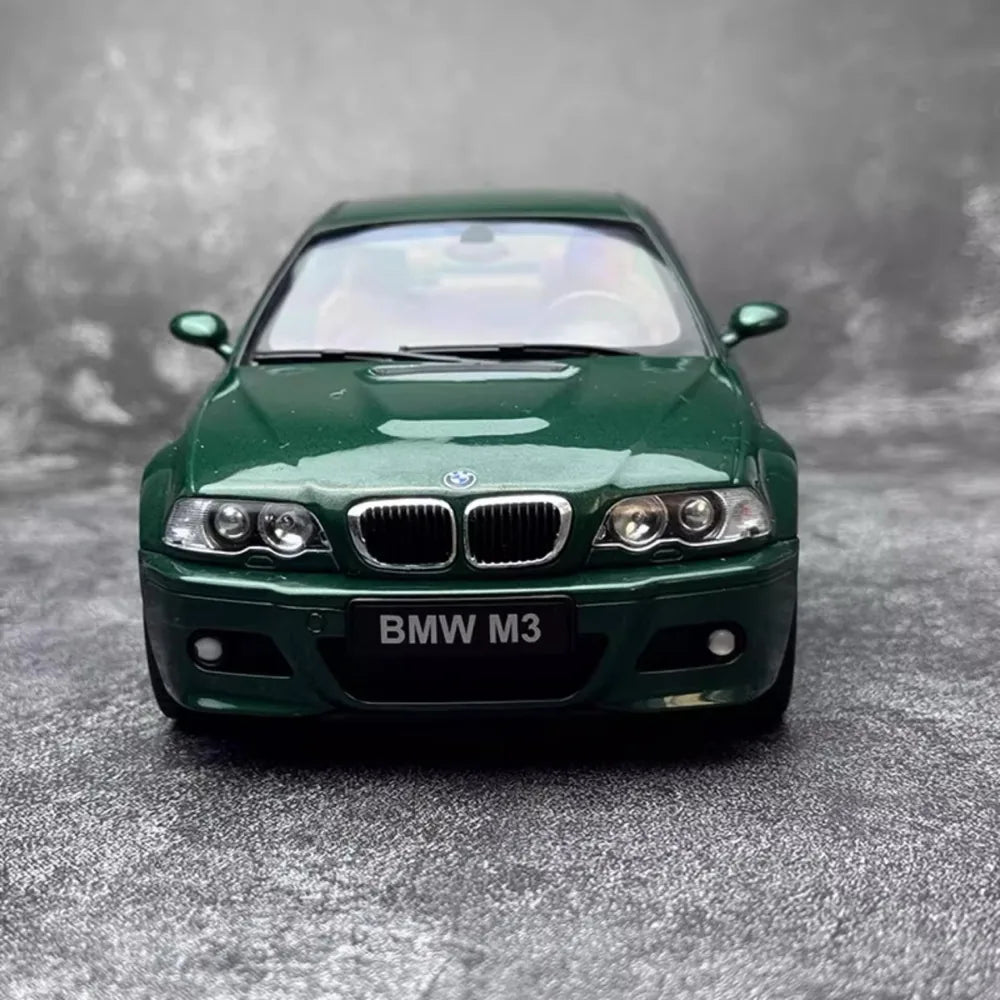 [Solido] 1:18 BMW 2003 E46 M3 CSL grön modellbil Die-Cast
