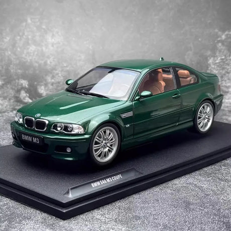 [Solido] 1:18 BMW 2003 E46 M3 CSL Green Model Car Die-Cast