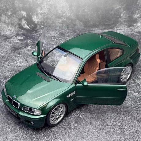 [Solido] 1:18 BMW 2003 E46 M3 CSL Green Model Car Die-Cast