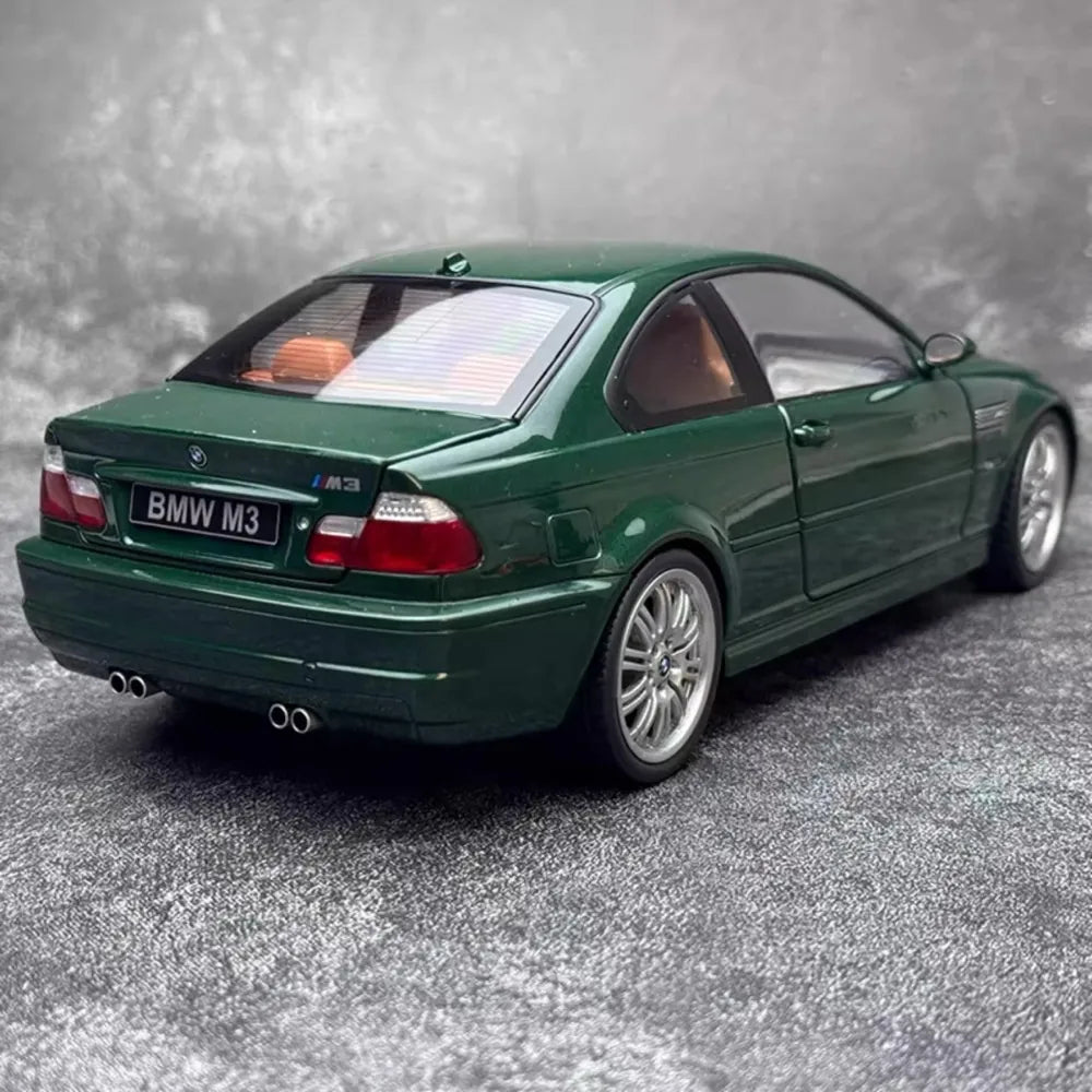 [Solido] 1:18 BMW 2003 E46 M3 CSL Green Model Car Die-Cast