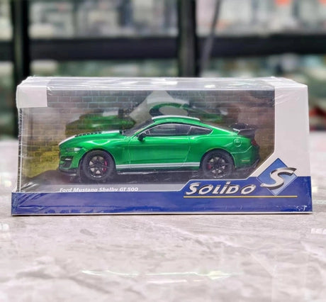 [Solido] 1:43 Ford 2020 Mustang Shelby GT500 Green Model Car Die-Cast