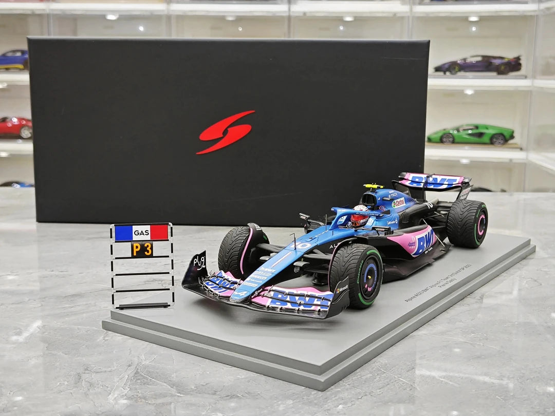 1:18 Alpine 2023 A523 #10 Dutch GP Pierre Gasly F1 Resin-Modellauto von Spark – Ansicht 14