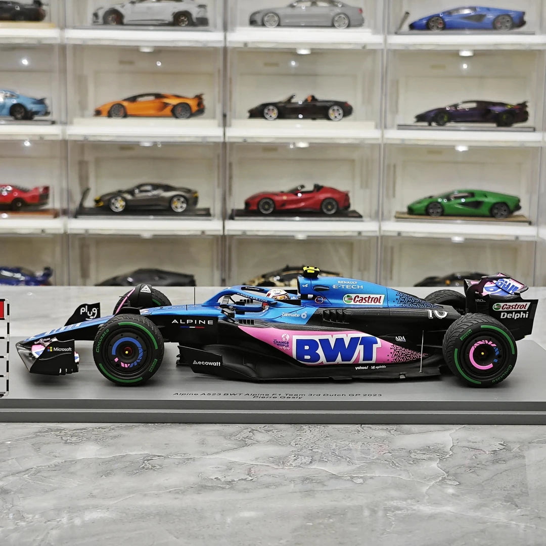 1:18 Alpine 2023 A523 #10 Dutch GP Pierre Gasly F1 Resin-Modell von Spark – siehe 4