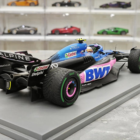 1:18 Alpine 2023 A523 #10 Dutch GP Pierre Gasly F1 modello in resina di Spark - veduta 7