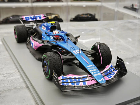 1:18 Alpine 2023 A523 modello in resina F1 GP olandese #10 Pierre Gasly di Spark - vista 9