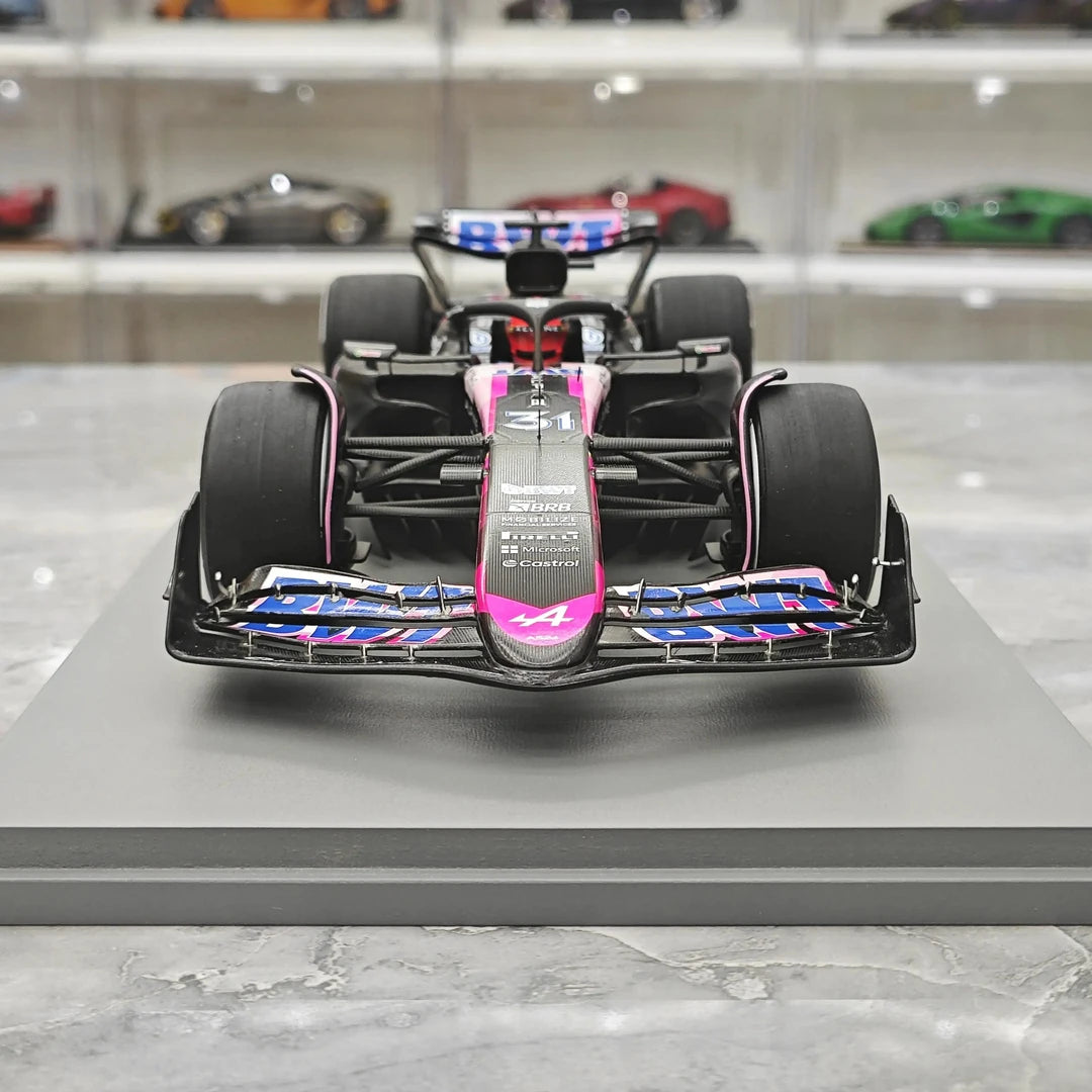 1:18 Alpine 2024 A524 #31 바레인 GP 에스테반 오콘 Spark 제작 레진 모형 자동차 F1 - 뷰 1