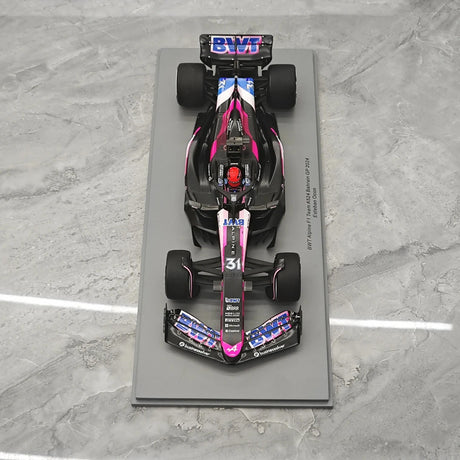 1:18 Alpine 2024 A524 #31 Bahrain GP Esteban Ocon F1 modello in resina di Spark - vista 2
