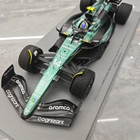 1:18 Aston Martin 2023 AMR23 #14 Monaco GP Fernando Alonso F1 model car by Spark - view 11