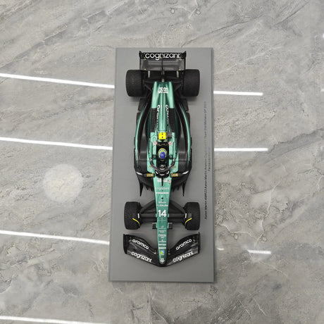 1:18 Aston Martin 2023 AMR23 #14 Monaco GP Fernando Alonso F1 model car by Spark - view 2