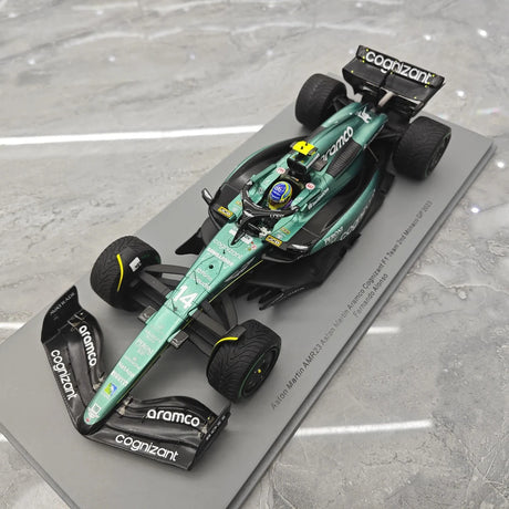 1:18 Aston Martin 2023 AMR23 #14 Monaco GP Fernando Alonso F1 model car by Spark - view 4