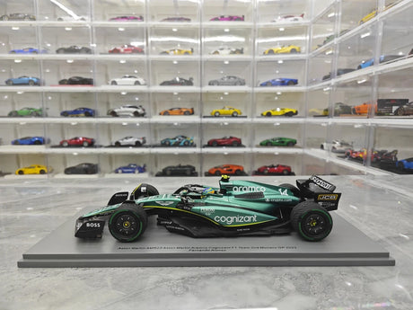 1:18 Aston Martin 2023 AMR23 #14 Monaco GP Fernando Alonso F1 model car by Spark - view 5