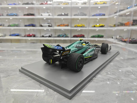 1:18 Aston Martin 2023 AMR23 #14 Monaco GP Fernando Alonso F1 model car by Spark - view 8