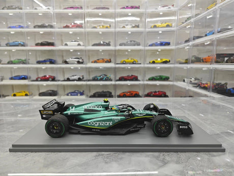 1:18 Aston Martin 2023 AMR23 #14 Monaco GP Fernando Alonso F1 model car by Spark - view 9