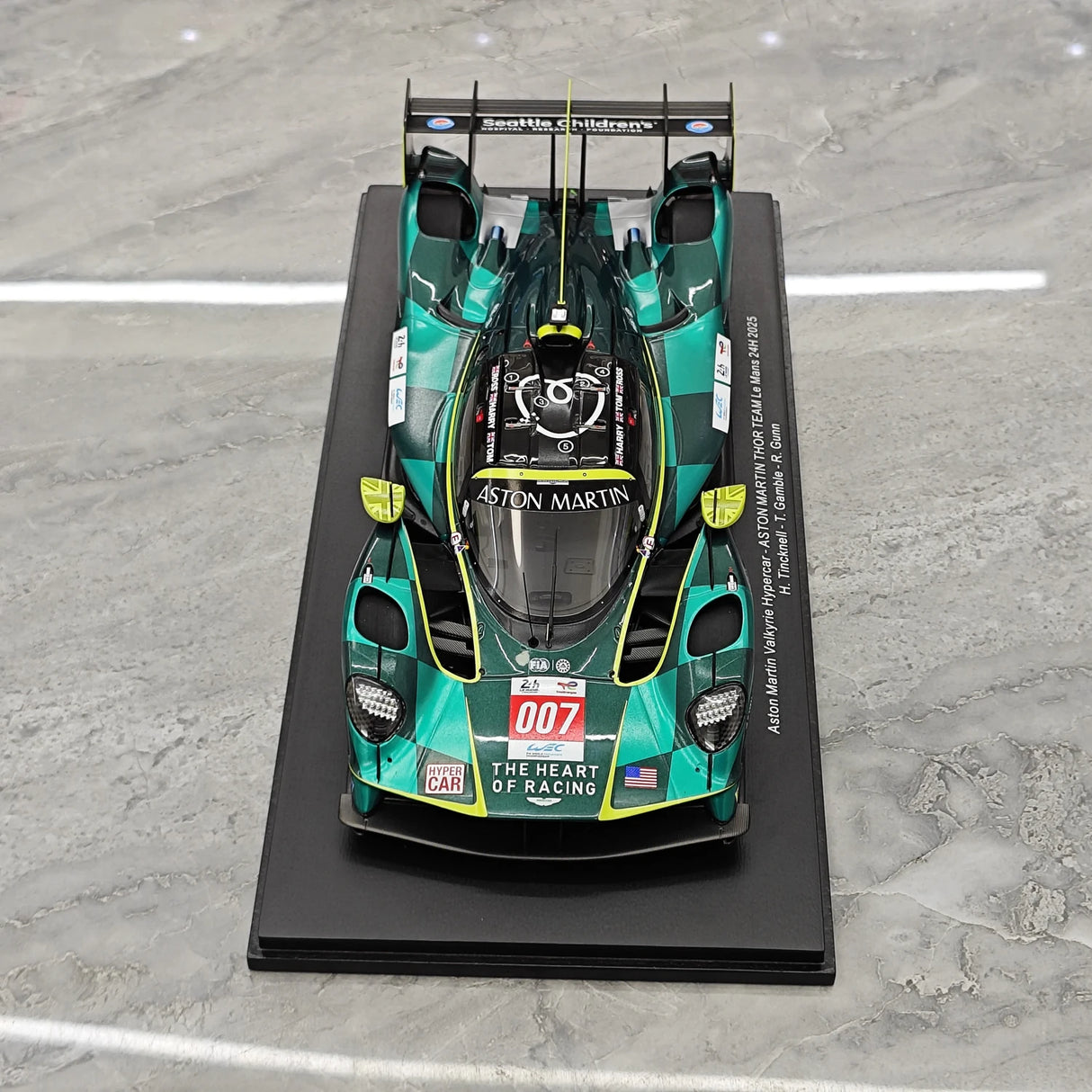 Aston Martin 2025 Valkyrie AMR-LMH #007 1:18 modello collezionabile in resina di Spark - vista 2