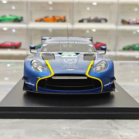 1:18 Aston Martin 2025 Vantage AMR LMGT3 #27 Le Mans model car by Spark - view 1