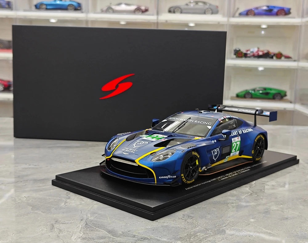1:18 Aston Martin 2025 Vantage AMR LMGT3 #27 Le Mans model car by Spark - view 15