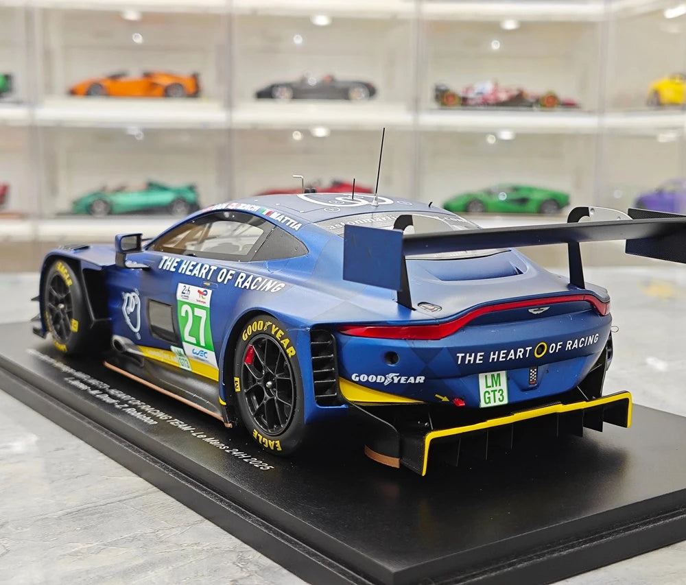 1:18 Aston Martin 2025 Vantage AMR LMGT3 #27 Le Mans model car by Spark - view 6