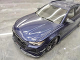 [Top Speed] 1:18 Audi 2021 RS6 Navarra C8 ABT Blue Model Car Resin
