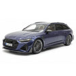 [Top Speed] 1:18 Audi 2021 RS6 Navarra C8 ABT Blue Model Car Resin