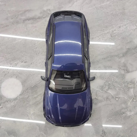 [Top Speed] 1:18 Audi 2021 RS6 Navarra C8 ABT Blue Model Car Resin