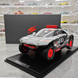 [Spark] 1:18 Audi 2022 RS Q E-Tron Dakar No.200 S. Peterhansel - E. Boulanger modellbil harts