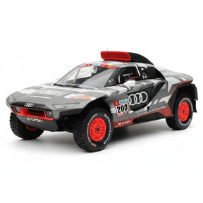 [Spark] 1:18 Audi 2022 RS Q E-Tron Dakar No.200 S. Peterhansel - E. Boulanger modellbil harts
