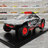 [Spark] 1:18 Audi 2022 RS Q E-Tron Dakar No.200 S. Peterhansel - E. Boulanger modellbil harts