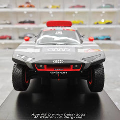 [Spark] 1:18 Audi 2022 RS Q E-Tron Dakar No.224 M. Ekstrom - E. Bergkvist Model Car Resin