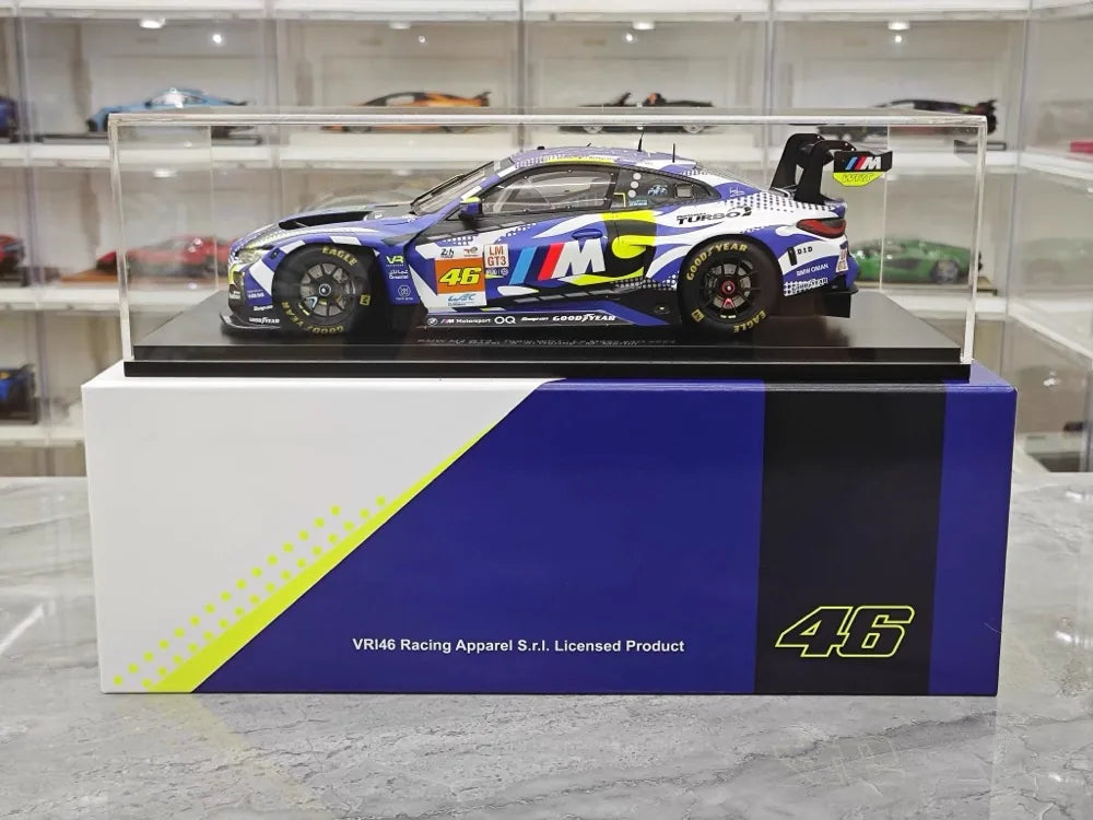 [Spark] 1:18 BMW 2024 M4 GT3 Le Mans 24H V. Rossi Model Car Resin