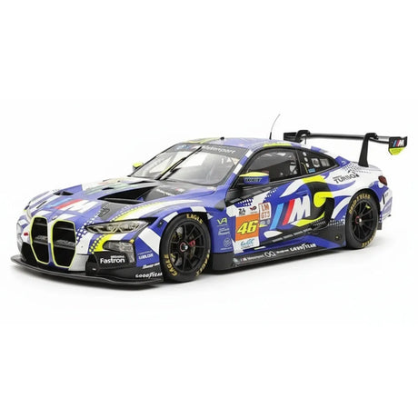 [Spark] 1:18 BMW 2024 M4 GT3 Le Mans 24H V. Rossi Model Car Resin