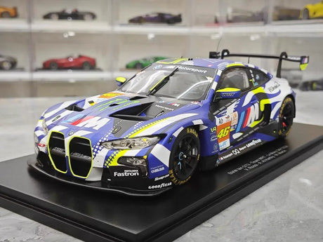 [Spark] 1:18 BMW 2024 M4 GT3 Le Mans 24H V. Rossi Model Car Resin