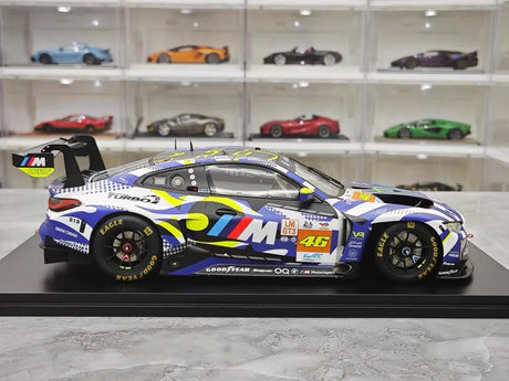 [Spark] 1:18 BMW 2024 M4 GT3 Le Mans 24H V. Rossi Model Car Resin