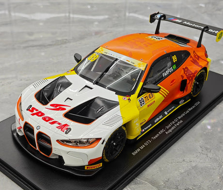 Spark BMW 2024 M4 GT3 1:18 – Sammelobjekt-Harz-Modell-Harz