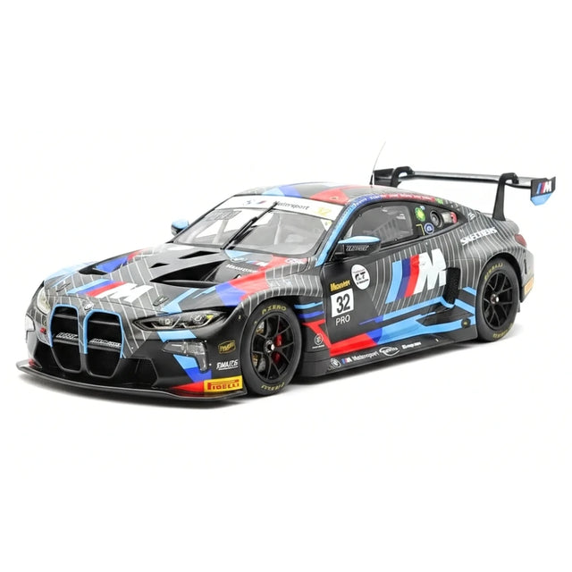 BMW 2025 M4 GT3 EVO #32 1:18 Winner Bathurst modello collezionabile in resina 12h di Spark - vista 16