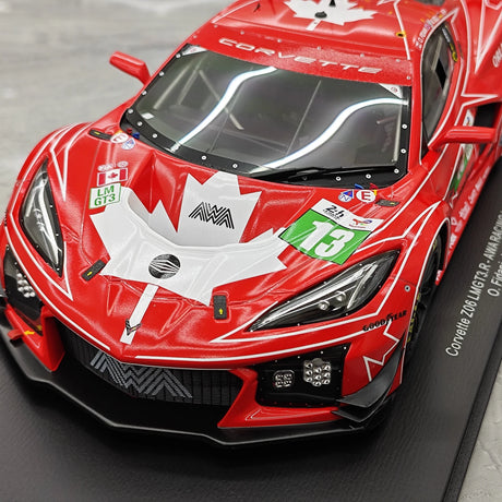 Chevrolet 2025 Corvette Z06 GT3.R #13 1:18 AWA Racing 24h Le Mans Resin-Sammlermodell von Spark – siehe 11